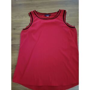 Women's Tommy Hilfiger Tank Blouse Top Red Size Small‎